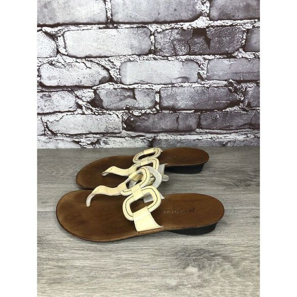 Paul Green Munchen Yellow Patent Leather Pump Wedge Sandals Women Sz 4M US/34EU - Picture 1 of 16